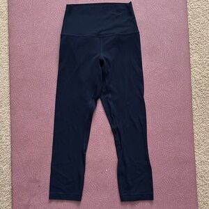 Lululemon Align High Rise Crop 21”, Navy Blue, 2
